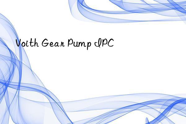 voith gear pump ipc