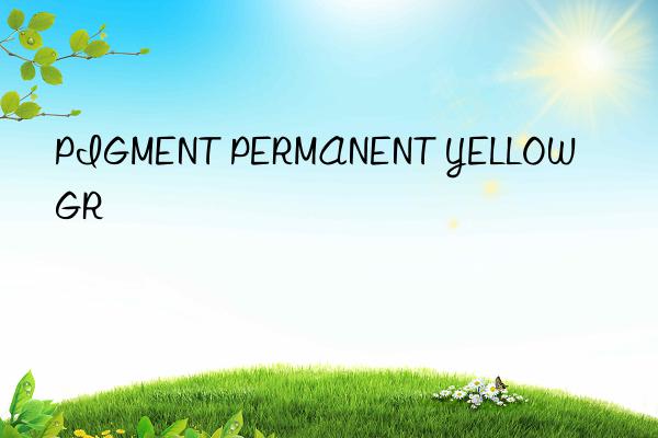 pigment permanent yellow gr