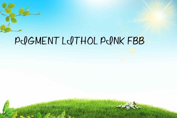 pigment lithol pink fbb
