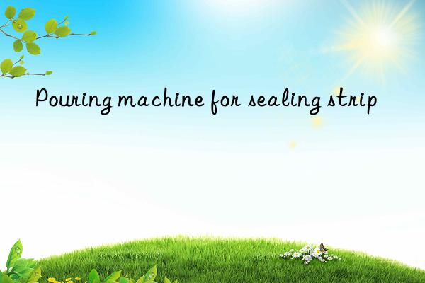 pouring machine for sealing strip