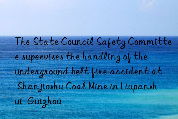 the state council safety committee supervises the handling of the underground belt fire accident at shanjioshu coal mine in liupanshui  guizhou
