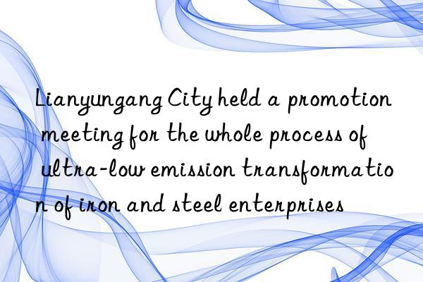 lianyungang city held a promotion meeting for the whole process of ultra-low emission transformation of iron and steel enterprises