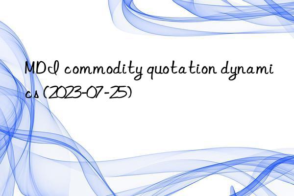 mdi commodity quotation dynamics (2023-07-25)
