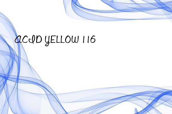 acid yellow 116