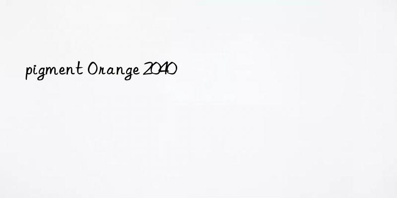 pigment orange 2040