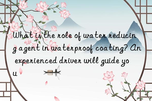 what is the role of water reducing agent in waterproof coating? an experienced driver will guide you
