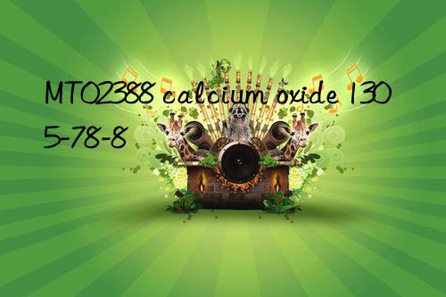mt02388 calcium oxide 1305-78-8