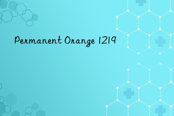 permanent orange 1219