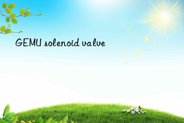 gemu solenoid valve