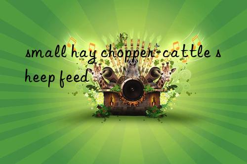 small hay chopper-cattle sheep feed