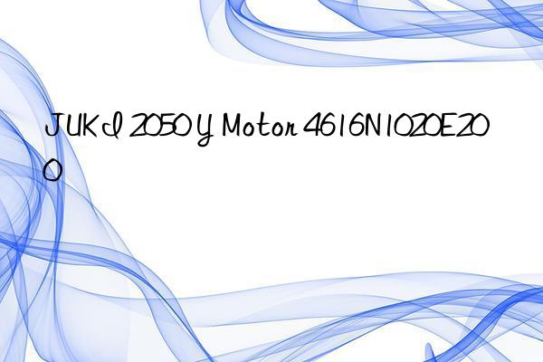 juki 2050 y motor 4616n1020e200