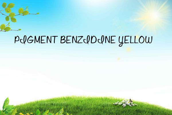 pigment benzidine yellow