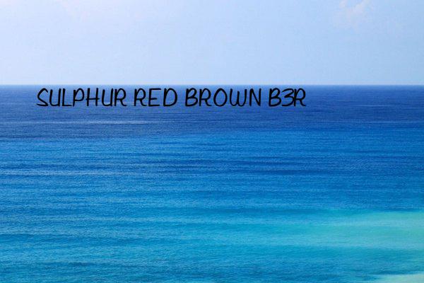 sulphur red brown b3r