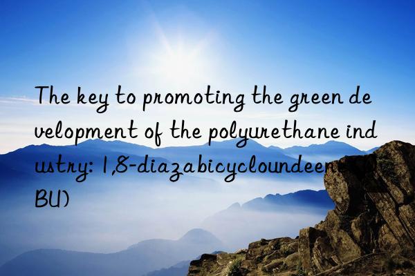 the key to promoting the green development of the polyurethane industry: 1,8-diazabicycloundeene (dbu)