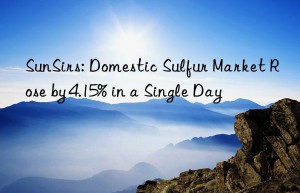 sunsirs: domestic sulfur market rose by 4.15% in a single day