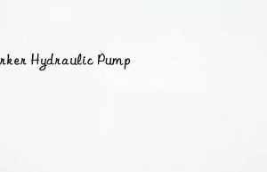 parker hydraulic pump