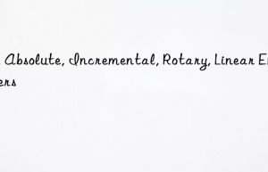 tr absolute, incremental, rotary, linear encoders