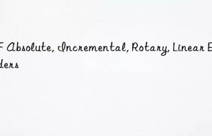 p+f absolute, incremental, rotary, linear encoders