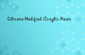 silicone modified acrylic resin