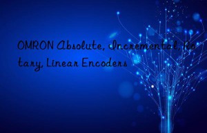 omron absolute, incremental, rotary, linear encoders