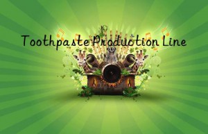 toothpaste production line