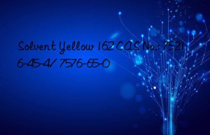 solvent yellow 162 cas no.: 75216-45-4/ 7576-65-0