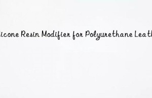 silicone resin modifier for polyurethane leather