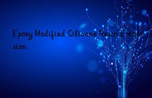 epoxy modified silicone resin emulsion