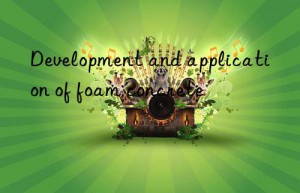development and application of foam concrete