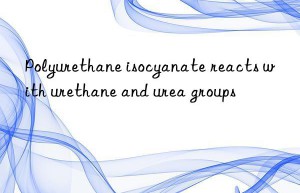 polyurethane isocyanate reacts with urethane and urea groups
