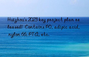huizhou’s 2023 key project plan released!  contains po, adipic acid, nylon 66, pta, etc.