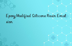 epoxy modified silicone resin emulsion