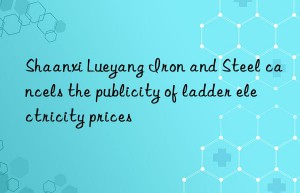 shaanxi lueyang iron and steel cancels the publicity of ladder electricity prices