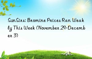 sunsirs: bromine prices ran weakly this week (november 29-december 3)