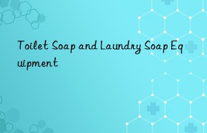 toilet soap and laundry soap equipment