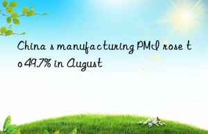 china s manufacturing pmi rose to 49.7% in august