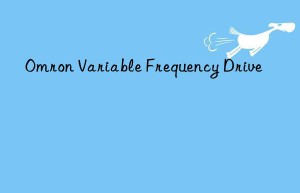 omron variable frequency drive