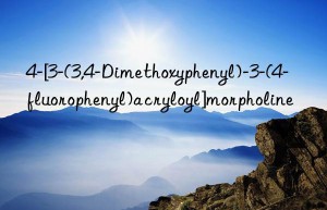 4-[3-(3,4-dimethoxyphenyl)-3-(4-fluorophenyl)acryloyl]morpholine