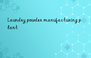 laundry powder manufacturing plant