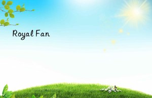 royal fan