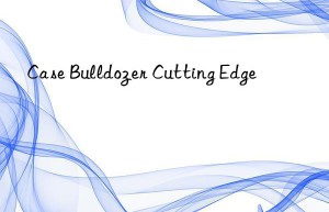 case bulldozer cutting edge