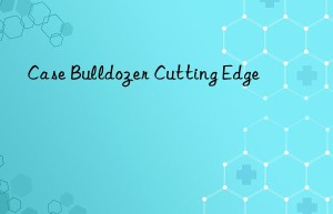 case bulldozer cutting edge