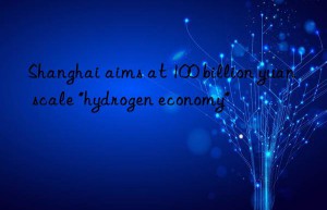 shanghai aims at 100 billion yuan scale “hydrogen economy”