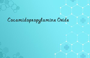 cocamidopropylamine oxide