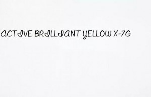 reactive brilliant yellow x-7g