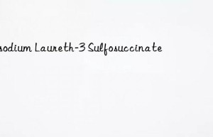 disodium laureth-3 sulfosuccinate