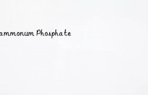 diammonum phosphate