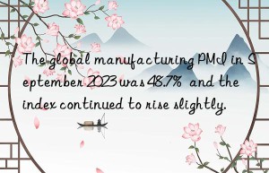 the global manufacturing pmi in september 2023 was 48.7%  and the index continued to rise slightly.