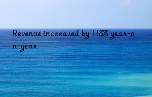 revenue increased by 118% year-on-year