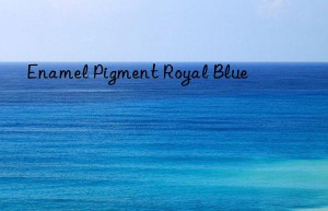 enamel pigment royal blue
